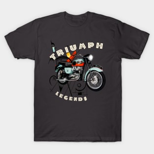 Legendary Triumph T120 Bonnie Motorcycle T-Shirt